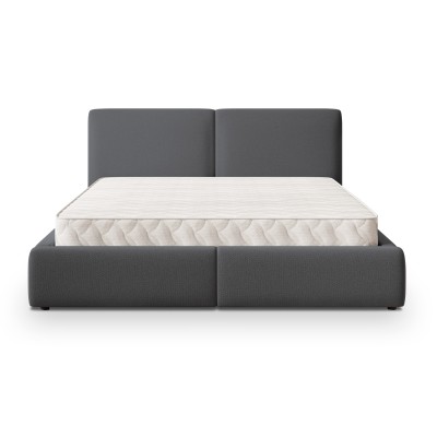 Łóżko tapicerowane FELURO – Tkanina plecionka – kolor: Soro