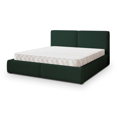 Łóżko tapicerowane FELURO – Tkanina plecionka – kolor: Neve