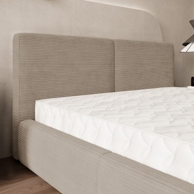 Łóżko tapicerowane FELURO – Tkanina sztruksowa – kolor: Poso