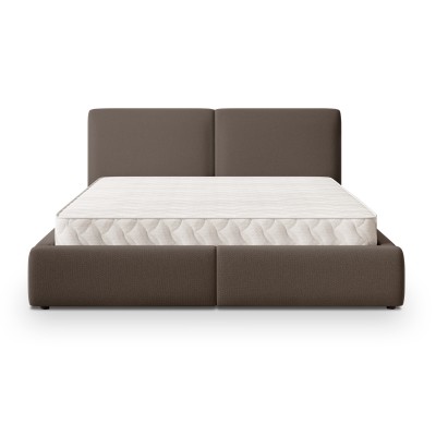 Łóżko tapicerowane FELURO – Tkanina plecionka – kolor: Soro