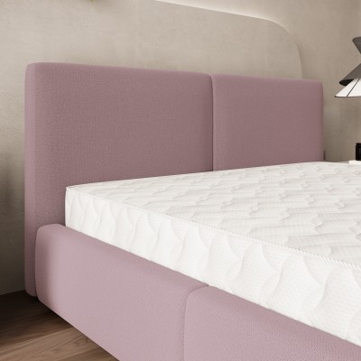 Łóżko tapicerowane FELURO – Tkanina plecionka – kolor: Soro