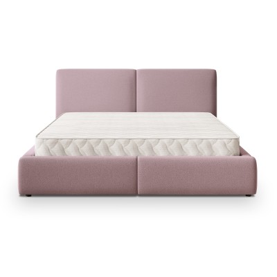 Łóżko tapicerowane FELURO – Tkanina plecionka – kolor: Soro