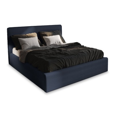 Łóżko tapicerowane PARMA – Tkanina sztruksowa – kolor: Lincoln