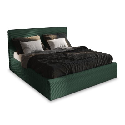 Łóżko tapicerowane PARMA – Tkanina sztruksowa – kolor: Lincoln