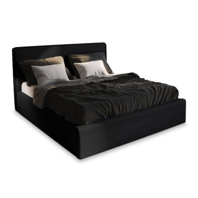 Łóżko tapicerowane PARMA – Tkanina sztruksowa – kolor: Lincoln