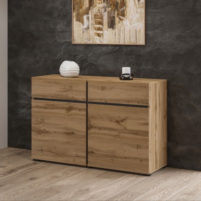 Komoda INCROCIO 119 cm do Salonu Sypialni Dąb wotan