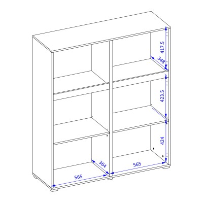 Komoda INCROCIO 119 cm do Salonu Sypialni