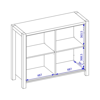 Komoda ATTIVO 112 cm do Salonu Sypialni