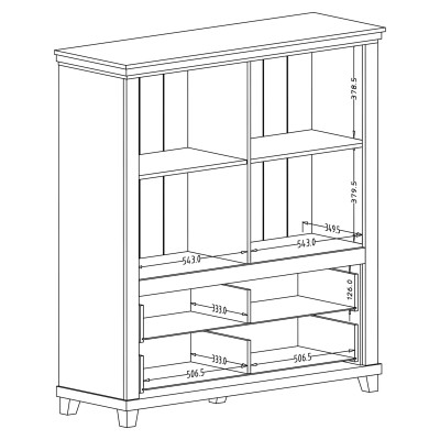 Komoda EVANDRO 126 cm do Salonu Sypialni