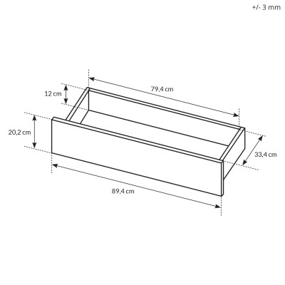 Komoda ARCETTO 138 cm do Salonu Sypialni