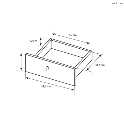 Komoda MADDALENA 165 cm do Salonu Sypialni