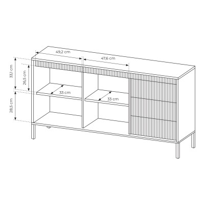 Komoda SENSATO 154 cm do Salonu Sypialni