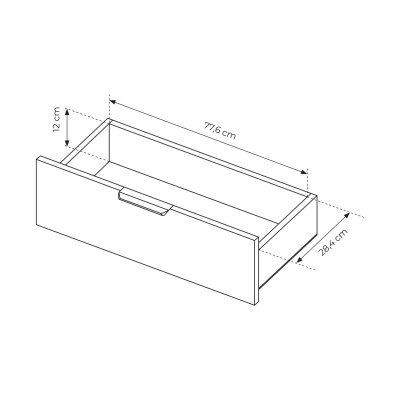 Komoda TALLINO 137 cm do Salonu Sypialni