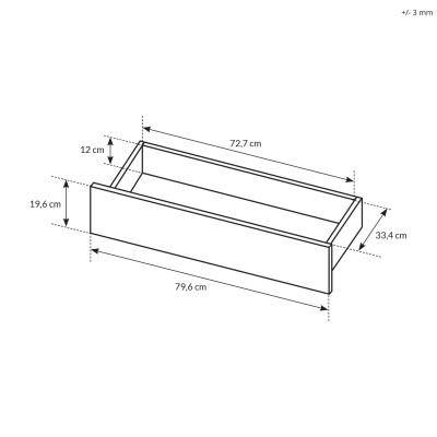 Komoda TRES 160 cm do Salonu Sypialni