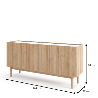 Komoda BOLOGNA 144 cm do Salonu Sypialni