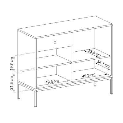 Komoda MONDO 104 cm do Salonu Sypialni