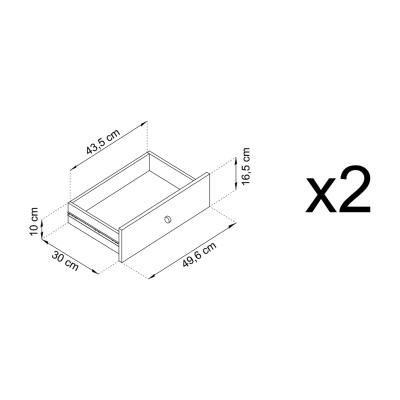 Komoda MONDO 104 cm do Salonu Sypialni