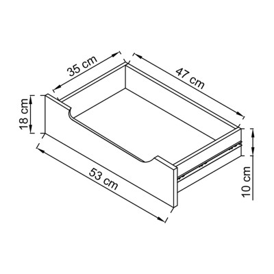 Komoda NORDICO 160 cm do Salonu Sypialni