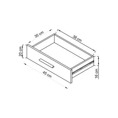 Komoda CIELO 155 cm do Salonu Sypialni