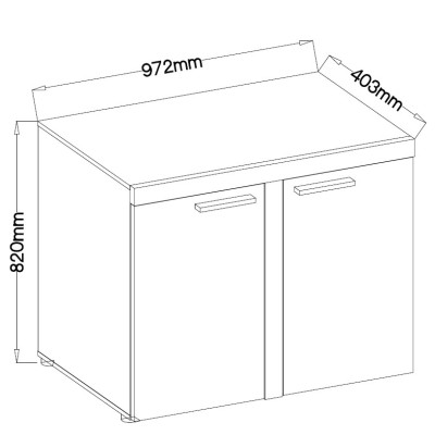 Komoda RITMO 97 cm do Salonu Sypialni