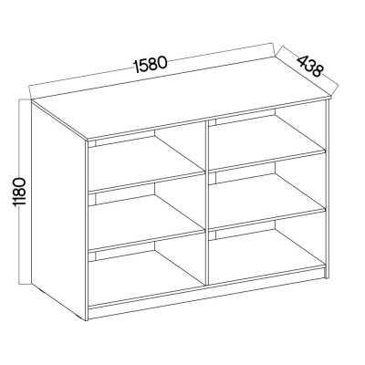 Komoda MALTESA 158 cm do Salonu Sypialni