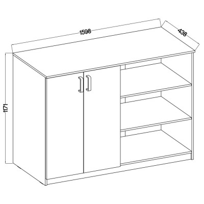 Komoda MALTESA 160 cm do Salonu Sypialni