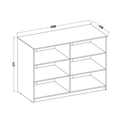 Komoda MALTESA 160 cm do Salonu Sypialni