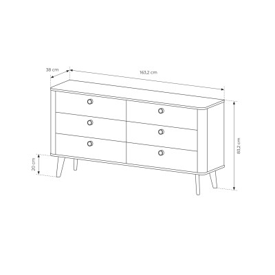 2 cm do Salonu Sypialni