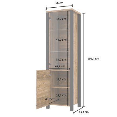 Witryna OLIVIERO 56 cm
