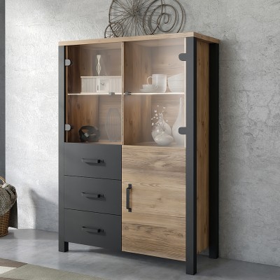 Witryna OLIVIERO 146 x 101 cm stojąca