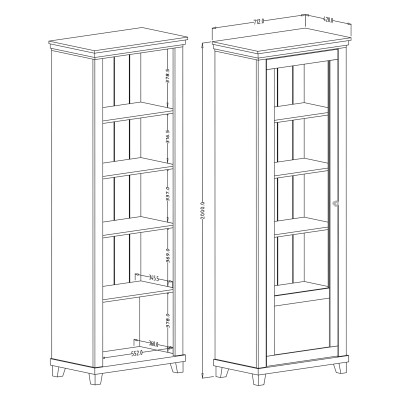 Witryna EVANDRO 71 cm