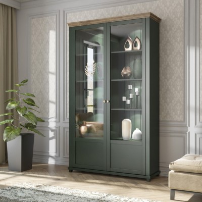 Witryna EVANDRO 200 x 126 cm stojąca