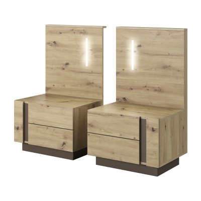 Szafka Nocna ARCETTO 60 cm Stolik Nocny do Sypialni