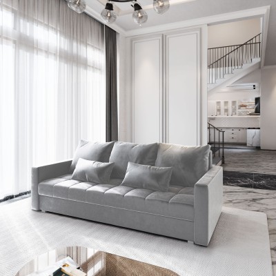 Sofa SIRO – Tkanina pluszowa – kolor: Paros