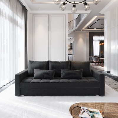 Sofa SIRO – Tkanina pluszowa – kolor: Kronos