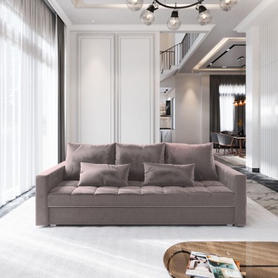 Sofa SIRO – Tkanina pluszowa – kolor: Kronos