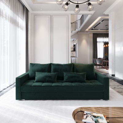 Sofa SIRO – Tkanina pluszowa – kolor: Kronos