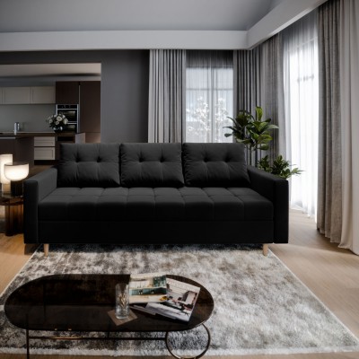 Sofa MILO – Tkanina pluszowa – kolor: Kronos