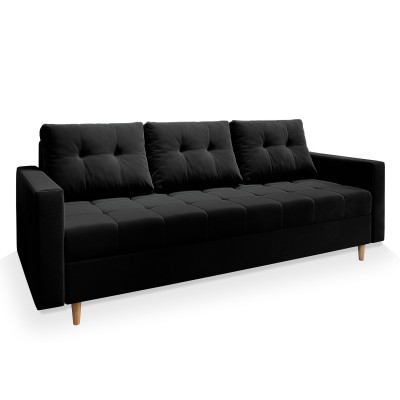 Sofa MILO – Tkanina pluszowa – kolor: Kronos