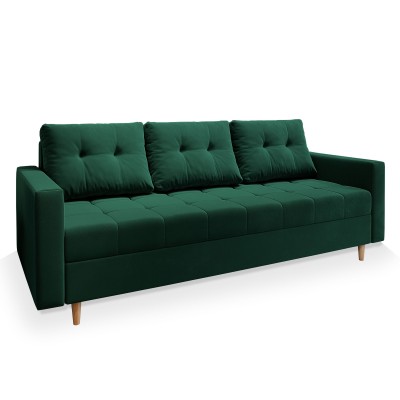 Sofa MILO – Tkanina pluszowa – kolor: Kronos