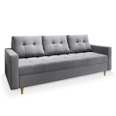 Sofa MILO – Tkanina pluszowa – kolor: Paros