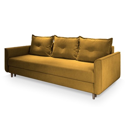 Sofa NAPOL – Tkanina pluszowa – kolor: Kronos