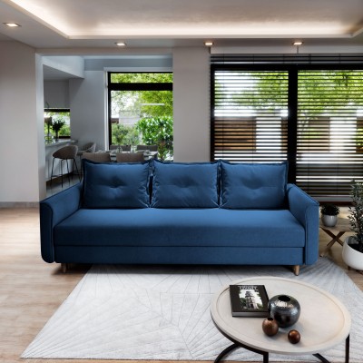 Sofa NAPOL – Tkanina pluszowa – kolor: Kronos