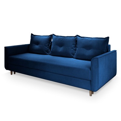 Sofa NAPOL – Tkanina pluszowa – kolor: Kronos