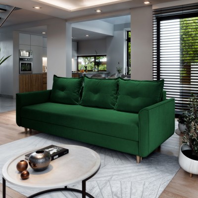 Sofa NAPOL – Tkanina pluszowa – kolor: Kronos