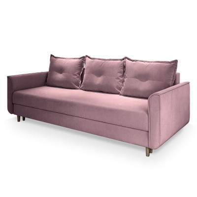 Sofa NAPOL – Tkanina pluszowa – kolor: Kronos