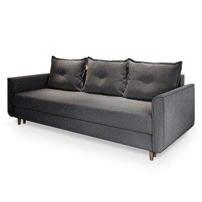 Sofa NAPOL – Tkanina pluszowa – kolor: Paros