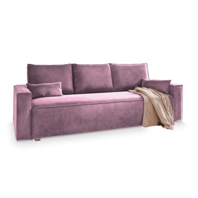 Sofa ALATRI – Tkanina welurowa – kolor: Monolith