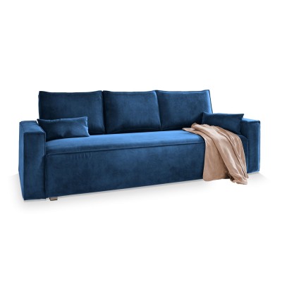 Sofa ALATRI – Tkanina welurowa – kolor: Monolith