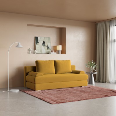 Sofa ASPERO – Tkanina pluszowa – kolor: Kronos